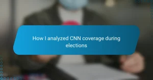 How I analyzed CNN coverage during elections