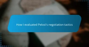 How I evaluated Pelosi’s negotiation tactics