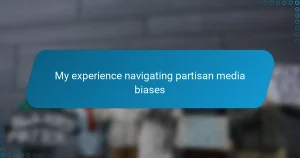 My experience navigating partisan media biases