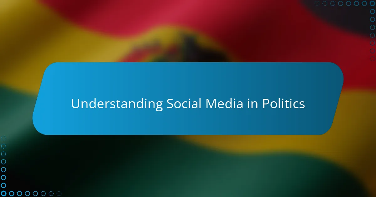 My thoughts on Using Social Media for Election